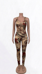 Dragon Print Jumpsuit