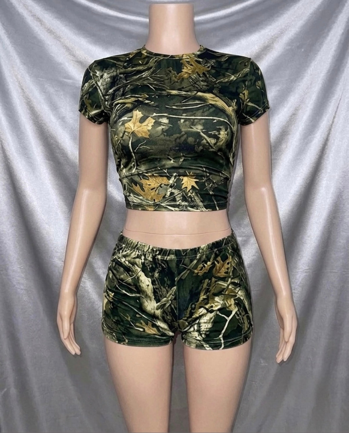 Camo Crop Set