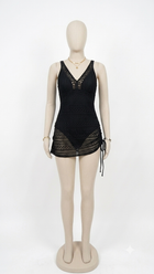 Black Crochet Swimsuit