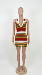 Striped Knit Dress