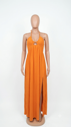 Orange Maxi Dress