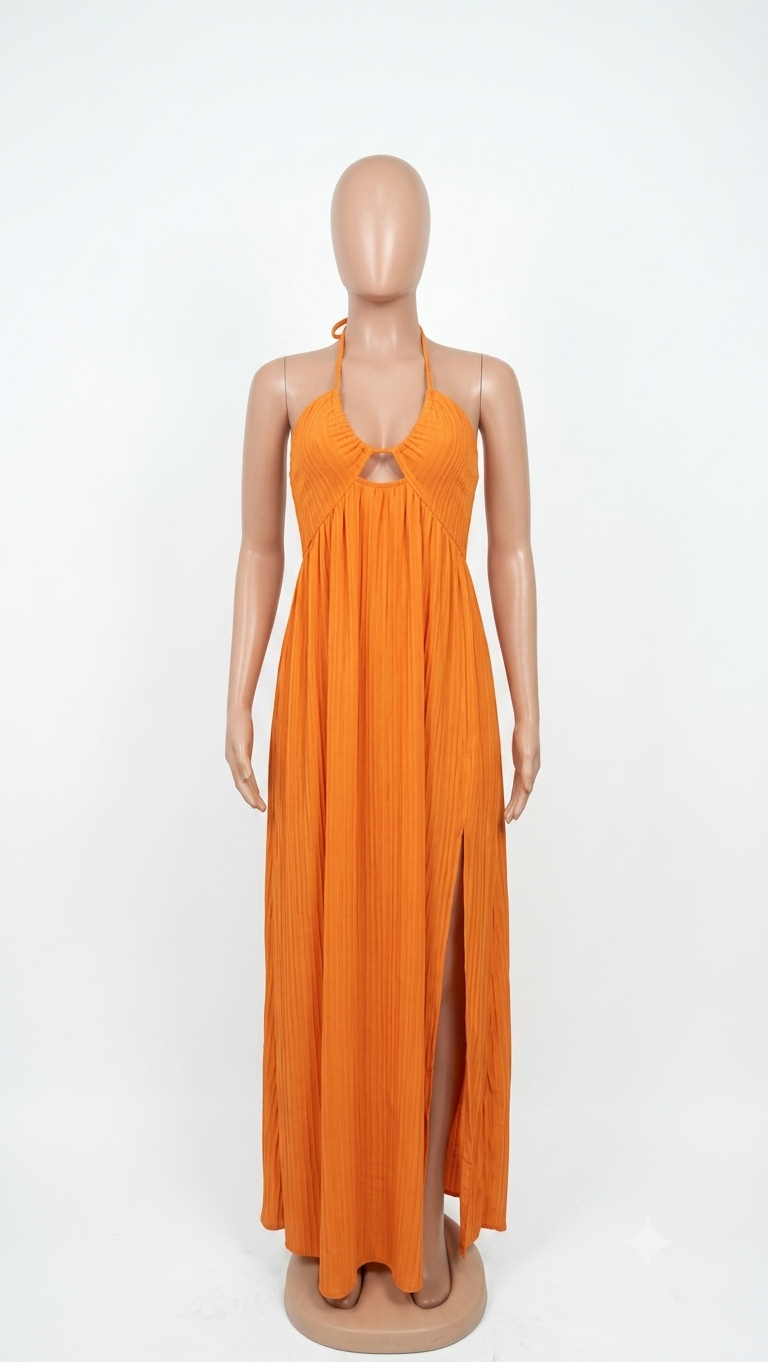 Orange Maxi Dress