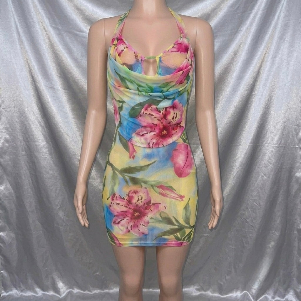 Floral Halter Mini
