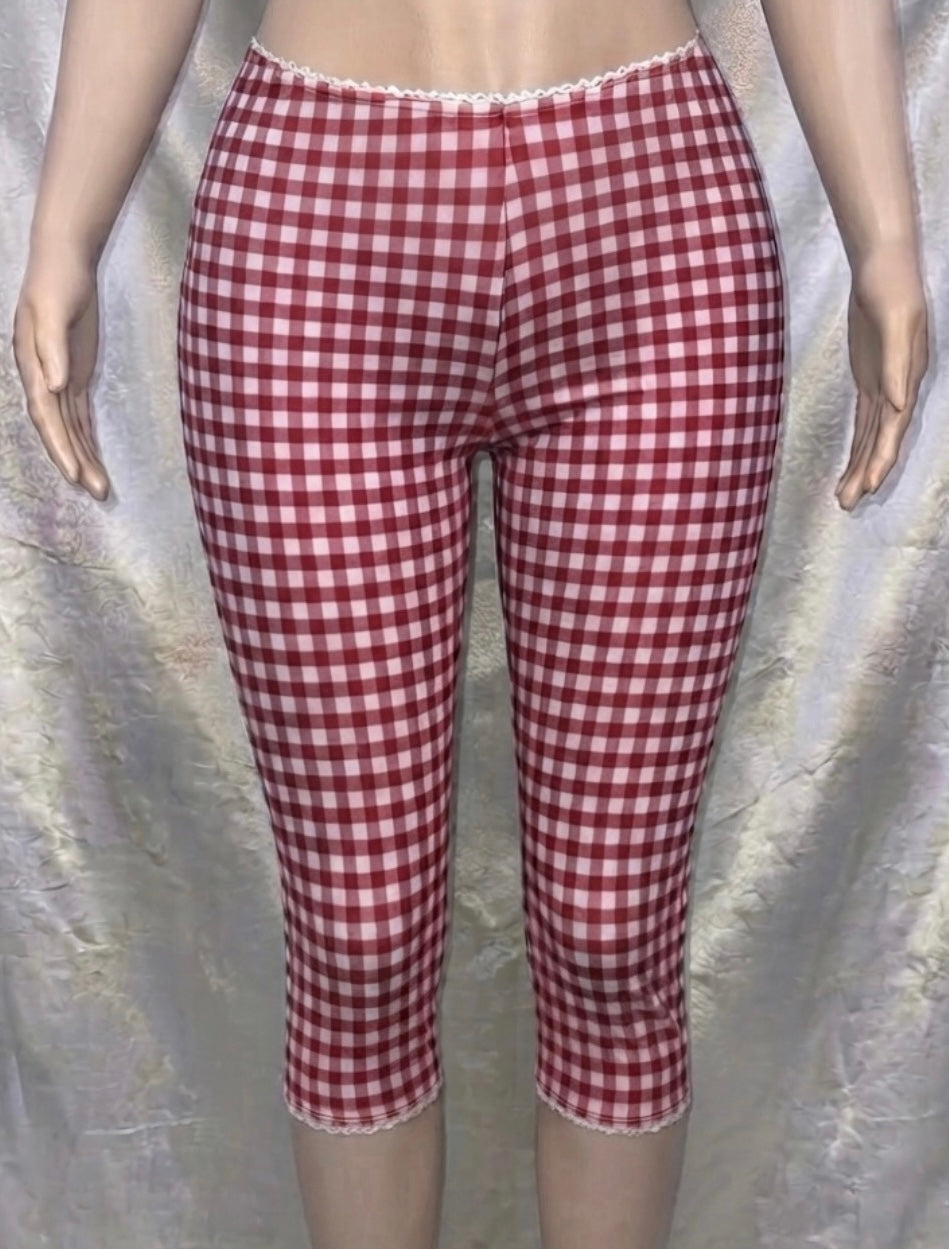 Picnic Gingham Capris