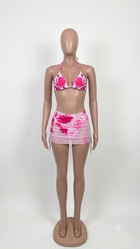 Pink swimsuit