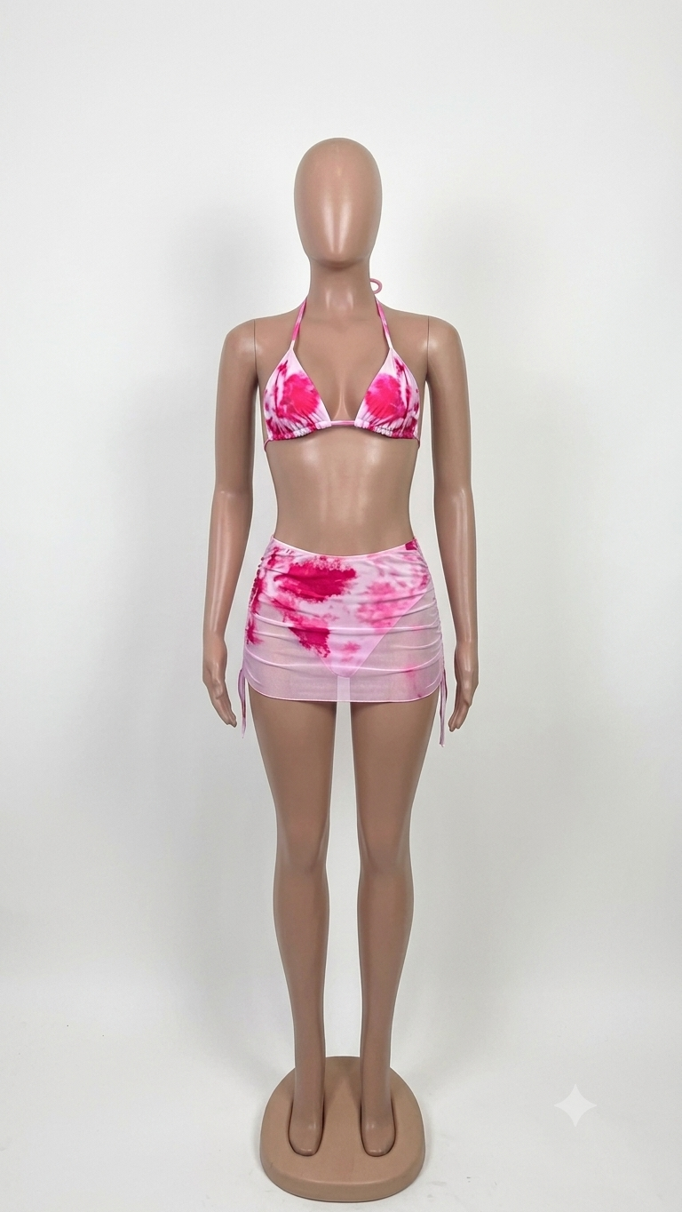 Pink swimsuit
