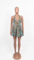 Paisley Halter Dress